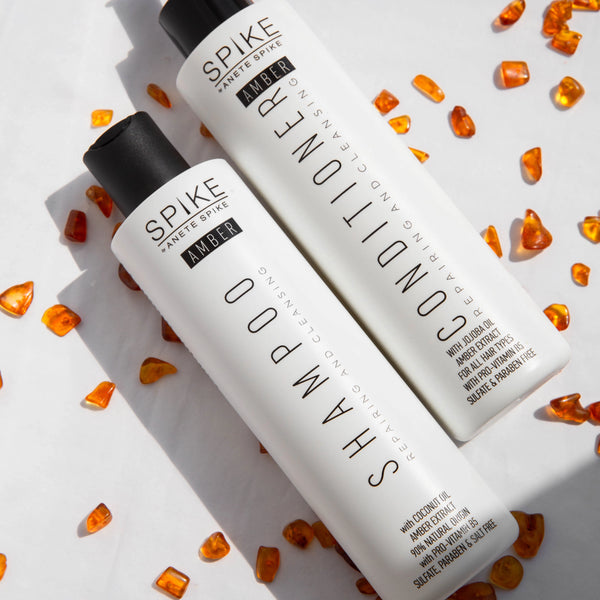Attīrošs un atjaunojošs šampūns Spike By Anete Spike Amber Shampoo