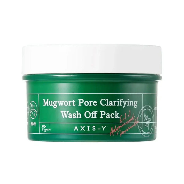 Mālu maska problemātiskai ādai Axis-Y Mugwort Pore Clarifying Wash Off Pack