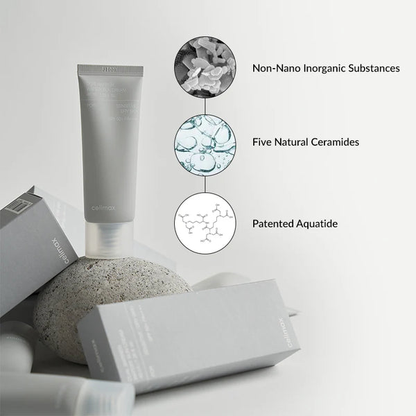 Saules aizsargkrēms ar keramīdu kompleksu Celimax Dual Barrier Watery Sun Cream SPF50+PA++++