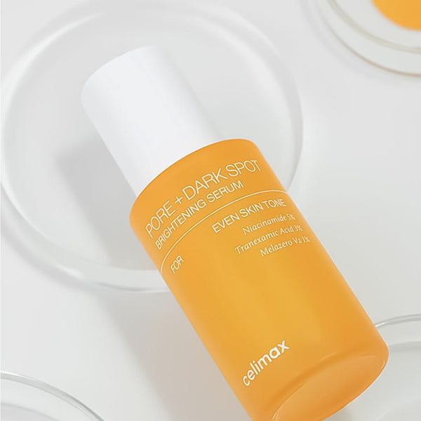 Serums ādas toņa un reljefa izlīdzināšanai Celimax Pore+Dark Spot Brightening Serum
