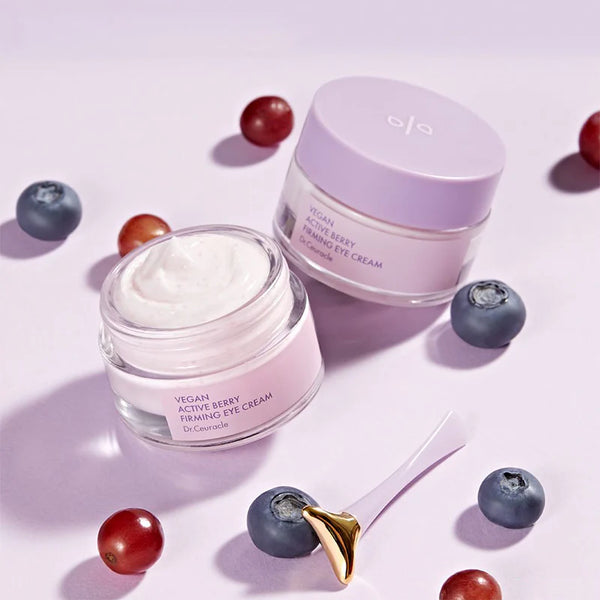 Vegānais liftinga krēms ādai ap acīm ar resveratrolu Dr.Ceuracle Vegan Active Berry Firming Eye Cream