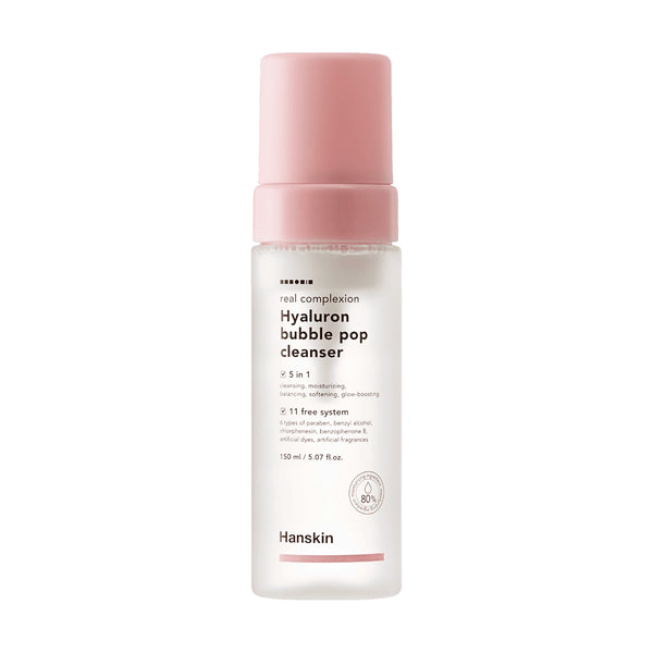 Hanskin Real Complexion Hyaluron Bubble Pop Cleanser