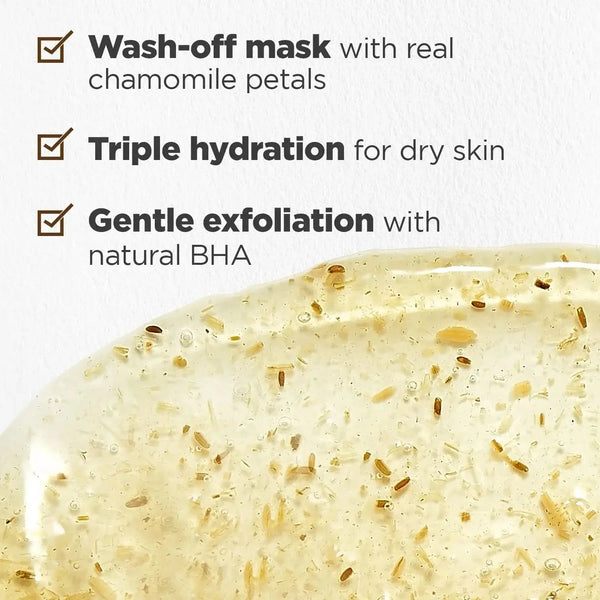 Nomierinoša maska ar kumelīšu ekstraktu Hyggee Relief Chamomile Mask