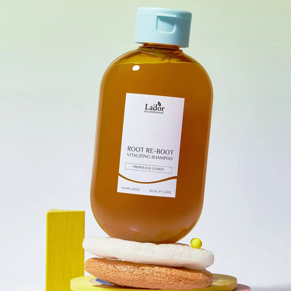 Šampūns sausai galvas ādai ar propolisu Lador Root Re-Boot Vitalizing Shampoo Propolis & Citron