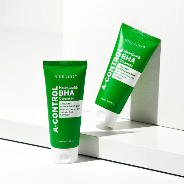 Attīrošas putiņas problemātiskai ādai Nine Less A-Control Heartleaf & BHA Cleanser