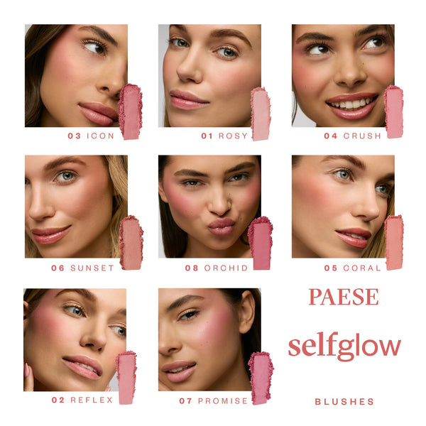Vaigu ēnas Paese Self Glow Blush