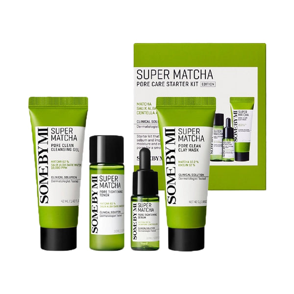 Miniatūru komplekts priekš poru sašaurināšanai ar matcha tēju Some By Mi Super Matcha Pore Care Starter Kit