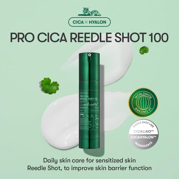 Serums-būsteris ar mikroadatām jutīgai ādai VT Cosmetics Pro Cica Reedle Shot 100