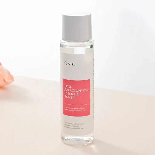 Toniks ādas toņa uzlabošanai ar rozi iUnik Rose Galactomyces Essential Toner