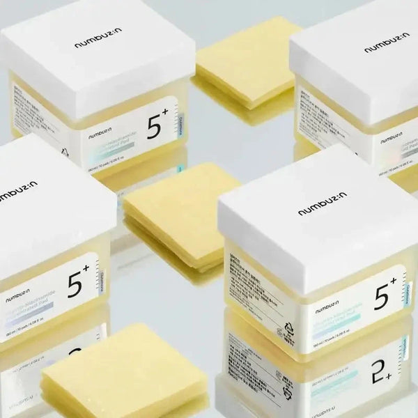 Balinoši vitamīniem bagāti spilventiņi ar niacinamīdu Numbuzin No.5 Vitamin-Niacinamide Concentrated Pad