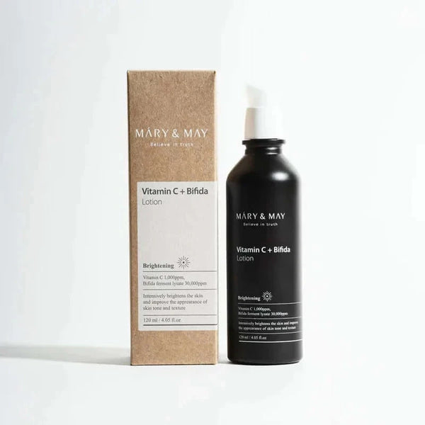 Mitrinošs un aizsargājošs losjons ar C vitamīnu un bifidu Mary&May Vitamine C Bifida Lotion