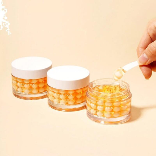 Pretnovecošanās krēms kapsulās ar zelta zīdtārpiņa ekstraktu Medi-Peel Gold Age Tox H8 Cream