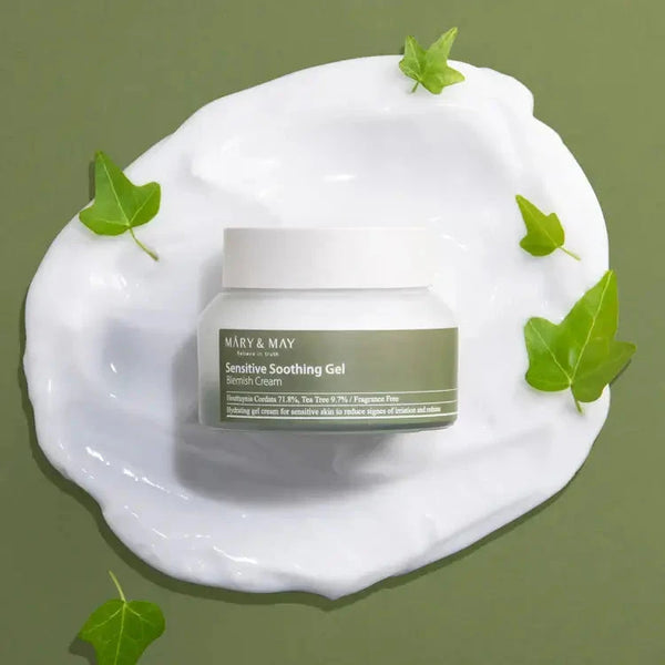 Nomierinošs gelveida krēms Mary&May Sensitive Soothing Gel Blemish Cream