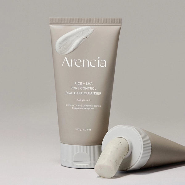 Arencia Rice + LHA Pore Control Rice Cake Cleanser