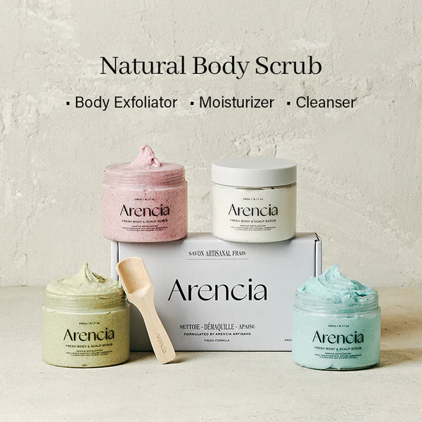 Arencia Fresh Cloud Body & Scalp Scrub White Tea & Neroli