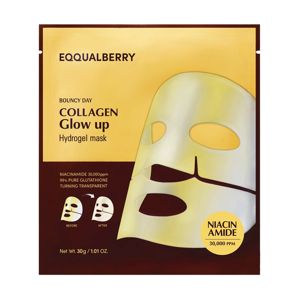 EQQUALBERRY Collagen Glow Up Hydrogel Mask