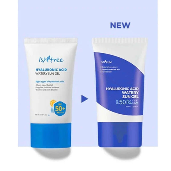 Mitrinošs saules aizsarggels ar hialuronskābi ISNTREE Hyaluronic Acid Watery Sun Gel