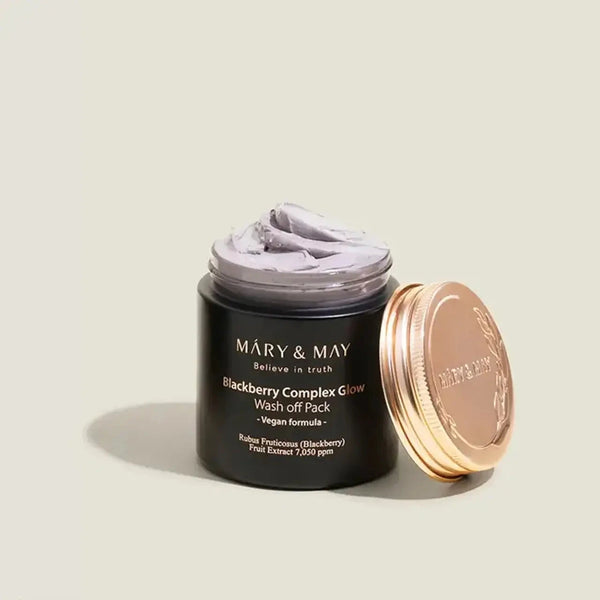 Mary&May Blackberry Complex Glow Wash Off - avotiņu kompleksa mirdzoša maska