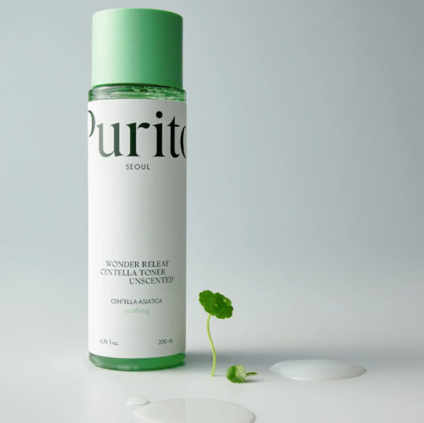 Nomierinošs sejas toniks jutīgai ādai Purito Wonder Releaf Centella Unscented Toner