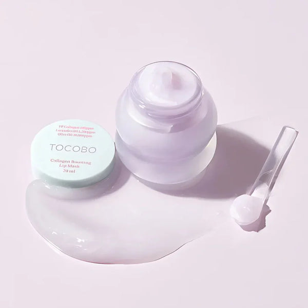 Lūpu ādas blīvumu palielinoša maska ar kolagēnu Tocobo Collagen Boosting Lip Mask