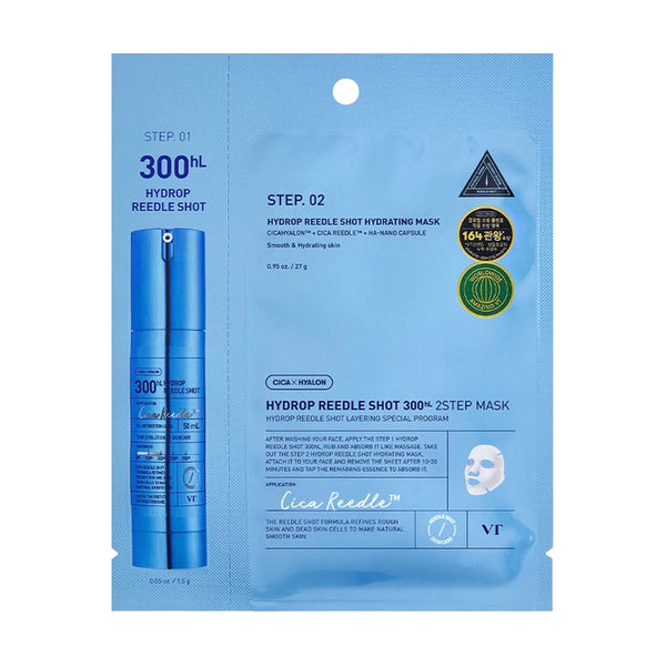 2 soļu mitrinošā maska VT Cosmetics Hydrop Reedle Shot 300hL 2-Step Mask