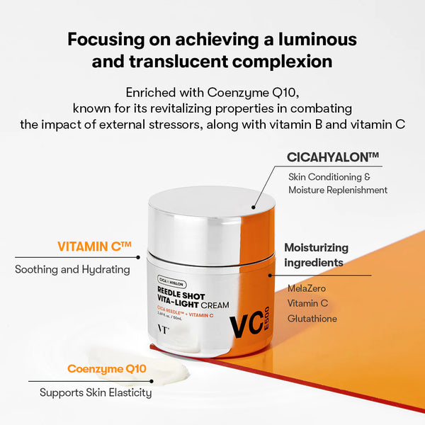 Balinošs krēms ar mikroadatām VT Cosmetics Reedle Shot Vita-Light Cream