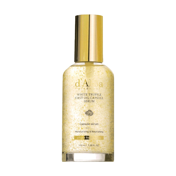 Kapsulu serums dziļai barošanai un mirdzuma piešķiršanai d'Alba White Truffle First Oil Capsule Serum