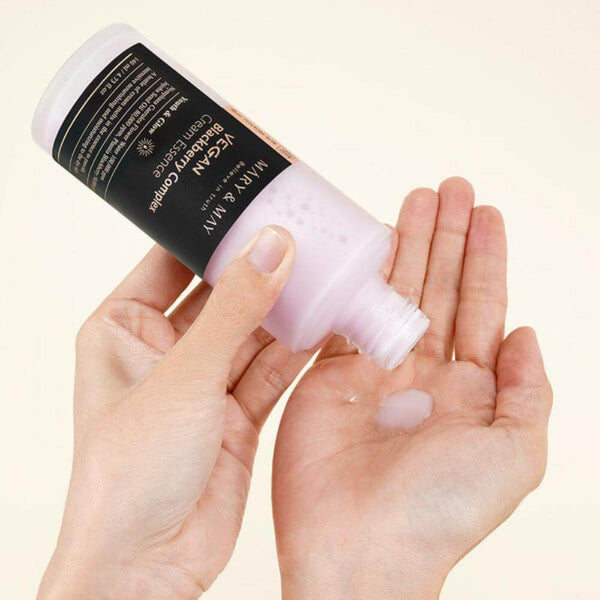Krēmveida esence ar kazeņu ekstraktu Mary&May Vegan Blackberry Complex Cream Essence
