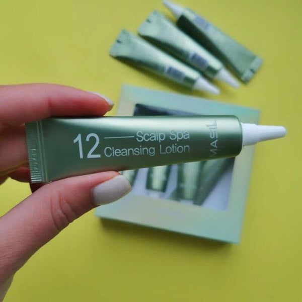 Attīrošs losjons priekš galvas ādas Masil 12 Scalp Spa Cleansing Lotion